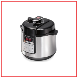 Hamilton Beach 34502-SAU 6L Multi Function Stainless Steel Pressure Cooker